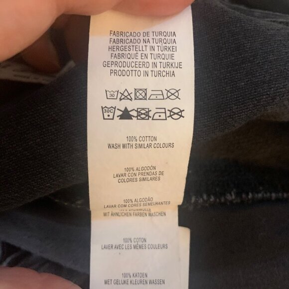 Denim Co Black Exposed Button Up Raw Hem Mini Skirt Overalls women’s Size 6 - Picture 6 of 9